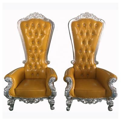 China Hotel\wedding\restaurant\dining experienced factory wholesale king throne chair cheap rental throne chair for sale