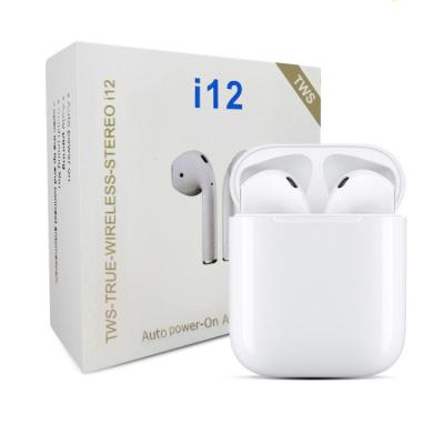 China Hot Selling Cheap Price Earphone Wireless Headphone TWS Earbuds i12 High Quality Version No Noise True Stereo Earbuds TWS I12 for sale