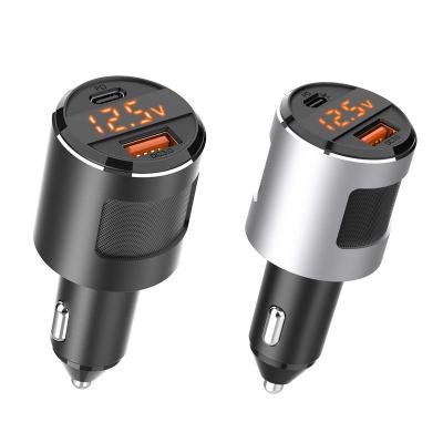 China Daul Quick Car Charger SC01 USB 18W QC Charging 65W Palladium USB Type C Laptop Phone Adapter Car Fast Charging Charger For iPhone For Samsung For Huawei for sale