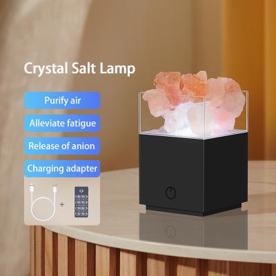 China Modern Modern Himalayan Salt Lamp Natural Spotlight Led Starry Sky Night Light For Bedroom for sale