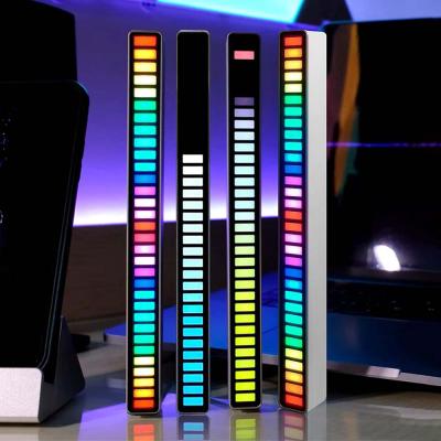 China Creative Sensitive Ambient Light RGB Car Noises LED Collection Colorful Music Sensor Rhythm Lamp For Car Home for sale