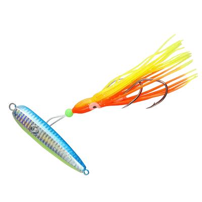 China Lead Deep Sea Dive Glow Saltwater Lead Metal Builds Octopus Skirt Marlin Fish Lures Kingfish Snapper Grouper for sale