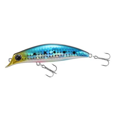 China ABS 75mm Water Sinking Minnow Fishing Hard Sea Bass Hard Bait Lure China Fishing Lure for sale