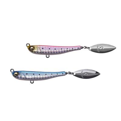 China ABS Factory Wholesale 62mm Fishing Lures 30g Tails Blade Hook Metal Jig Lure Slow Baiting for sale