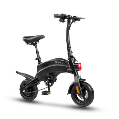 China 10 inch 250w unisex popular mini foldable step by scooter electric bicycle electric bike for teenager for sale