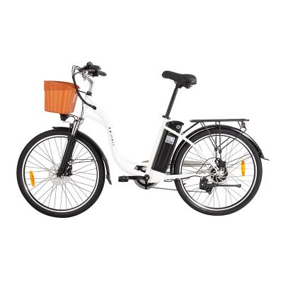 China High Quality New Design Metal E Bike Manufacturer Customized E Bike 350W Road Electric City Bicycle Bike For Woman Lithium Battery for sale