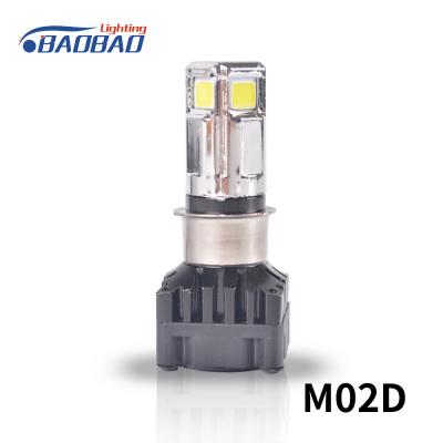 China M02D 3000Lumen 3COB motorcycle led headlight RTD Brand for sale