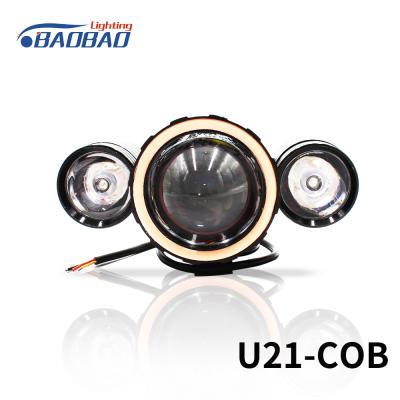 China U21-COB 18w Motorcycle Transformer led headlight for sale