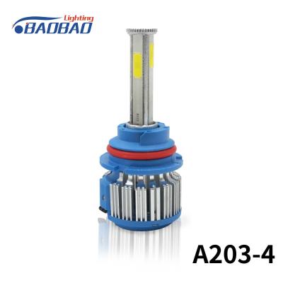 China A203-4 48w 4800Lumen COB chips car led headlight for sale