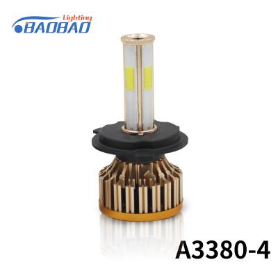 China A3380-4 48w 4800Lumen COB chips car led headlight for sale