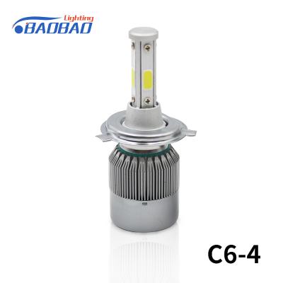 China C6 48W 4800Lumen COB Car LED headlight for sale