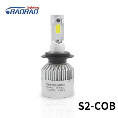 China S2 40W 8000LUMEN COB Car LED headlight for sale