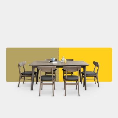 China Dining Table Set Modern Dining Table and Chairs (Others) Adjustable Furniture Luxury Home Dining Table for sale