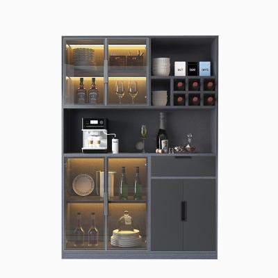 China Adjustable Multiple Separate Wine Cabinet Dividing Function Modern Wine Display Cabinet (Other) Wine Storage Cabinet for sale