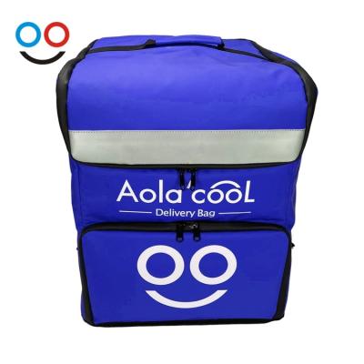 China Waterproof Wholesale Customized Waterproof Food Delivery Bag Insulated Keep Warm Food Delivery Bag for sale