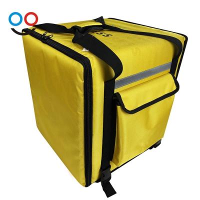 China Waterproof Fast Food Delivery Bag Cold Food Delivery Insulated Lunch Cooler Bag Backpack Delivery Bags With Logo for sale