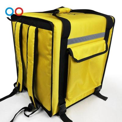 China Waterproof Food Delivery Bag Backpack Delivery Cooler Bag Thermal Insulation Delivery Bag For Hot Food for sale