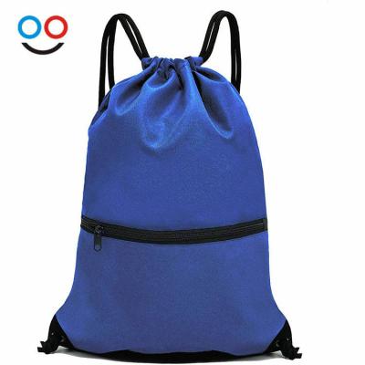 China Waterproof Customised Logo Lightweight Sport Drawstring Backpack Wholesale Drawstring Bags for sale