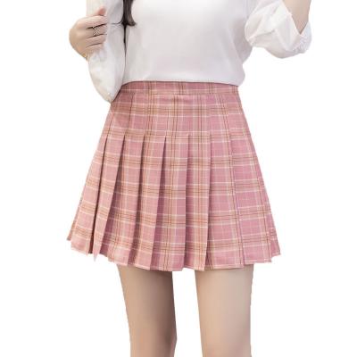 China Women Mini Tennis Skirt New Preppy Summer Embroidery Mini Skirts White Pleated Skirt Plus Size Shorts for sale