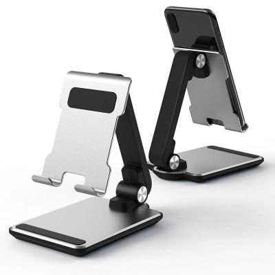 China Adjustable Foldable Portable Multi-angle Tablet Mobile Phone Holder Aluminum Stand for sale