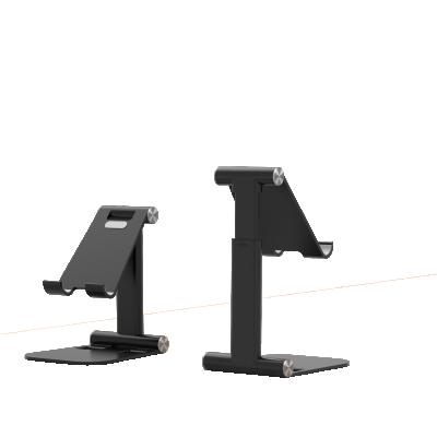 China Multi-angle Height Adjustable Universal Foldable Multi Angle Mobile Phone Tablet Aluminum Stand for sale