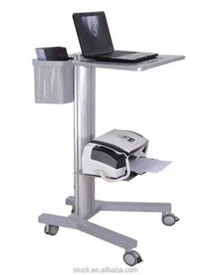 China High Quality Intelligent Mobile Hospital Trolley Offices Laptop Cart for sale