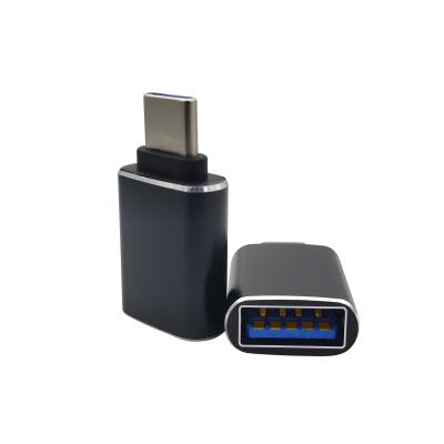 China USB To Type C High Quality Portable Mini USB-C Type C Male To USB A 3.0 Female OTG Adapter Converter for sale