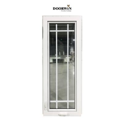 China High quality folding screen america standard wood and aluminum tempered open crank windows lowe windows american style glass crank for sale