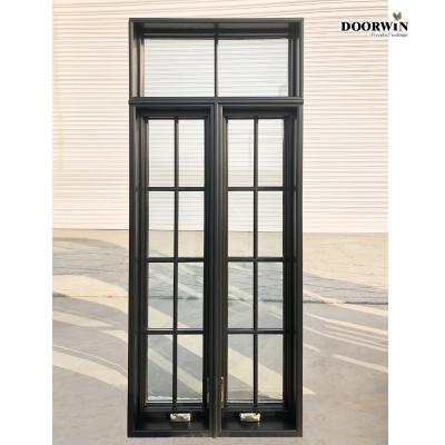 China Swing Crank Open Casement Windows Best Quality High Performance Tempered Glass American Style for sale