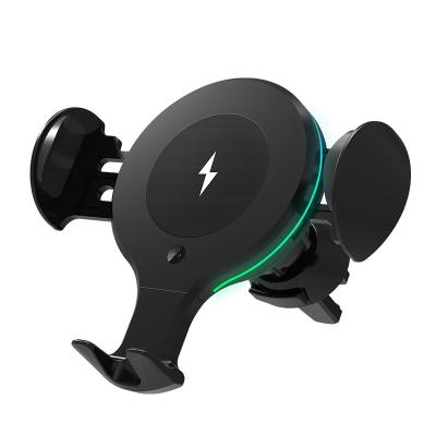 China Promotion Adjustable Price 15w Standard Full Automatic Qi Car Mount Wireless Charger 2022 for sale