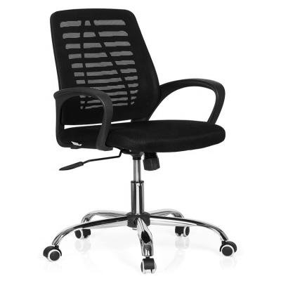 China Swivel (Height) Mid Back Classic Design Black Mesh Fabric Ergonomic Office Chair Adjustable for sale