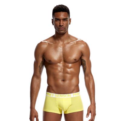 China Factory Outlet Boxers Solid Color U Convex Big Bag Cotton Large Size Simple Men's Breathable Underwear for sale