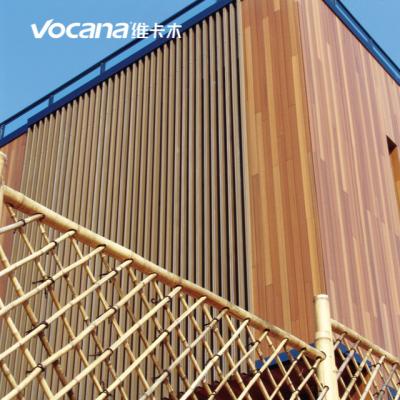 China Modern Factory Wholesale Price Wood Plastic Composite Square Wpc Timber Tubes Exterior Outdoor for sale