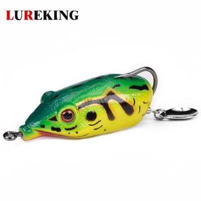 China Wholesale Realistic ABS Frog Hook, New Arrival Rubber Frog Bait for sale