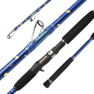 China High Quality Spinning Lure Rod Carbon Fishing Rod 2 Sections Carbon Fuji Accessories 1.8m 2.1m 2.3m for sale