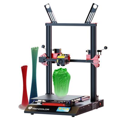 China Dual Extruder 3D Drucker Idex 3d Printer Multi-Color Multi-Axis Idex 3d Printer Impressora 3d Rencolor DM-10 DIY Dismountable Plate for sale