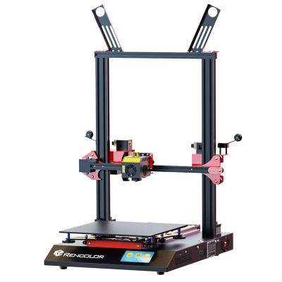 China RENCOLOR DM-10 3d printer 3d printing machine diy 3d printer of double large color multi-axis extruder mixing stampante 3d for sale