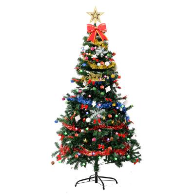 China Custom Pre-Lit Modern Fiber Optic Christmas Tree Artificial Christmas Tree with LED Changing Led Lights Snowflakes and Top Star Party Festive Decoration for sale