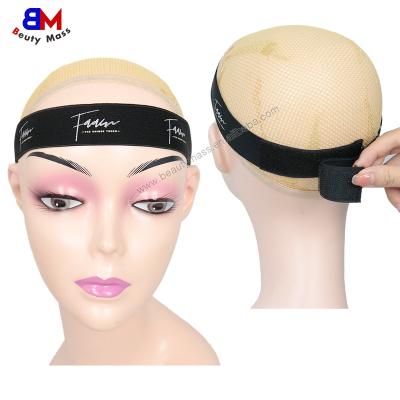 China Fashion Logo Custom Edge Slayer Melt Free Tape Retaining Wigs Lace Up Band Elastic Hair Melt Tape For Wigs for sale