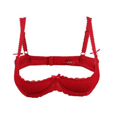 China Wholesale Women Pump Bra Sleep Lace Seamless Bralette for sale