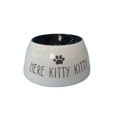 China Factory Wholesale Non-automatic Ceramic Pet Dog Food Bowl Cat Dog Food Bowl Ceramic Pet Product for sale