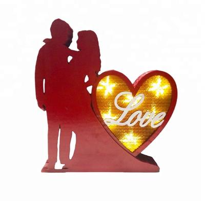 China Valentine's Day Ornaments / 2021 Gift Valentine's Day San Luminous Ceramic Porcelain Products for sale