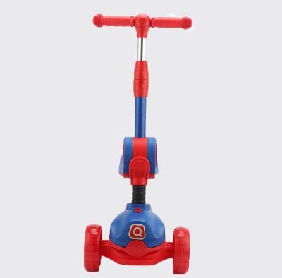 China Child 3 Wheel Scooter for Kids Stand&Cruise Toddler Kid Toy Folding Kick Scooters Adjustable Height Anti-Skid Platform for sale