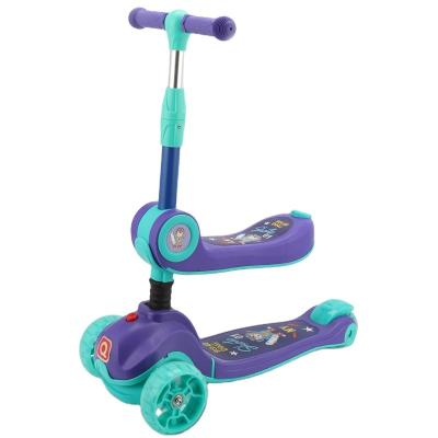 China Kid's 2-in-1 Kick Scooter and Balance Bike for Kids with Jump Seat Height and Camber Adjustable Toddlers Girl and Boys for sale