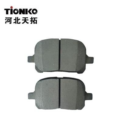 China TIONKO D2166 04465-33130 A-465K Front Disc Pad Japan Camry Ceramic Low Dust Auto Brake Pad Factory Price Auto Break Pads For Toyota for sale