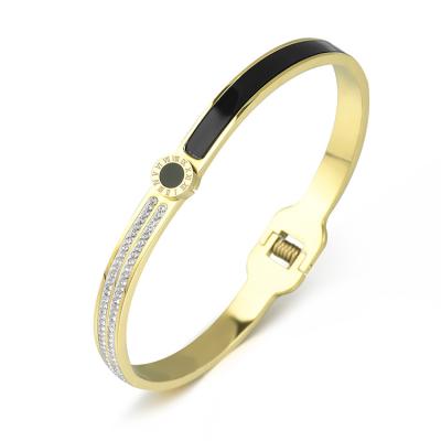 China TRENDY Inspired Designer Waterproof Wholesale European Bangle Stainless Steel Bracelet for sale