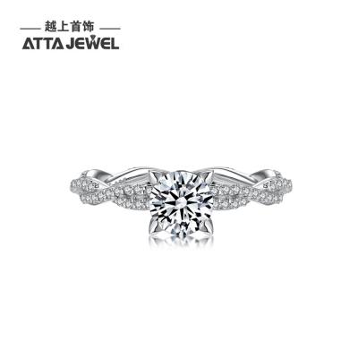 China Fashion Jewelry 925 Sterling Silver Diamond Ring Sun Ring 925 Sterling Silver Silver Ring for sale