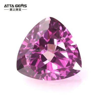 China Cat's Eye Pink Sapphire - Synthetic Corundum Created Pink Sapphire #2 Factory Wholesale Stone Price for sale