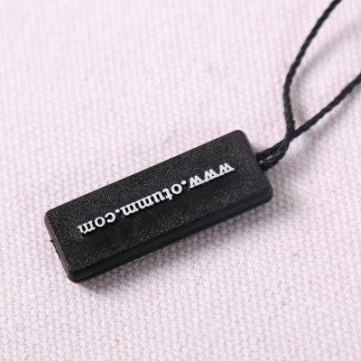 China Viable Custom Garment String Seal Plastic Tag for sale