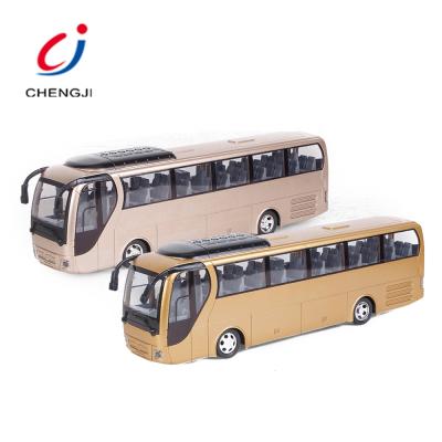 China High quality RC hobby 4ch radio control toy car model steering wheel rc toy bus for kids for sale